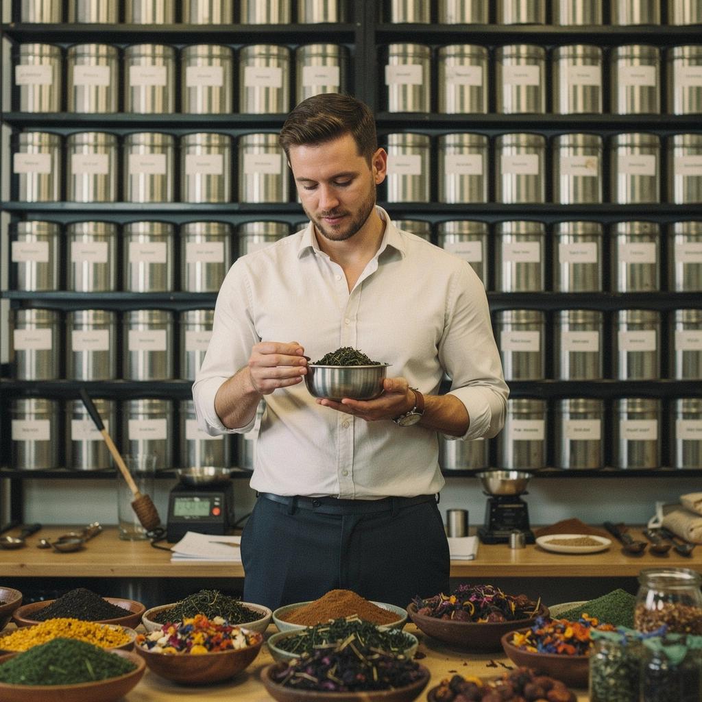 Des biscuits raffinés disposés sur une assiette en porcelaine, prêts pour le goûter.